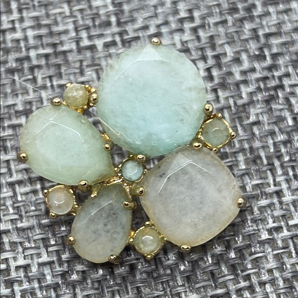 Kate Spade Green Gemstone Cluster Earrings - Picture 3 of 9